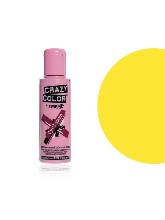 CRAZY COLOR CREMA COLORANTE SEMIPERMANENTE 49 CANARY YELLOW CRAZY COLOR CREMA COLORANTE SEMIPERMANENTE 49 CANARY YELLOW
