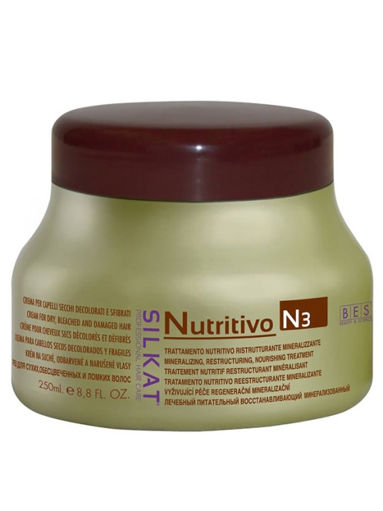 BES SILKAT N3 MASCHERA NUTRITIVA RISTRUTTURANTE MINERALIZZANTE 250ML BES SILKAT N3 MASCHERA NUTRITIVA RISTRUTTURANTE MINERALIZZANTE 250ML