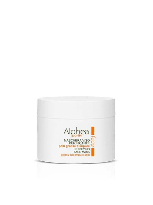ALPHEA MASCHERA VISO PURIFICANTE PELLI GRASSE E IMPURE 250ML ALPHEA MASCHERA VISO PURIFICANTE PELLI GRASSE E IMPURE 250ML