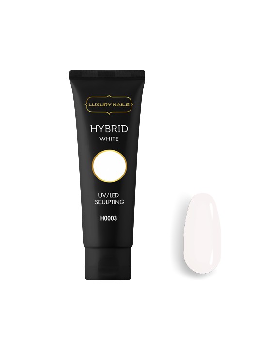 LUXURY NAILS HYBRID GEL WHITE LUXURY NAILS HYBRID GEL WHITE