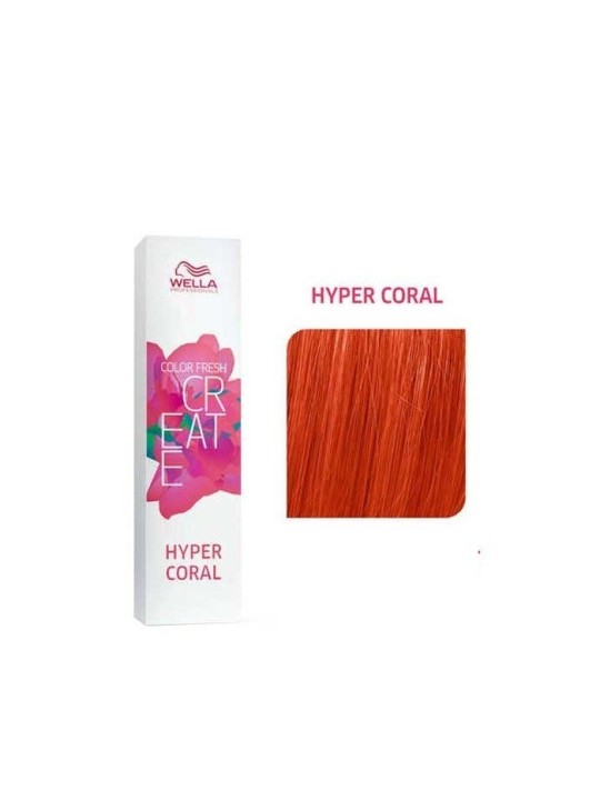 WELLA COLOR FRESH CREATE HYPER CORAL 60ML WELLA COLOR FRESH CREATE HYPER CORAL 60ML