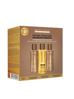 Brasil Cacau Smoothing Protein Kit Shampoo + Treatment + Mask 110ml