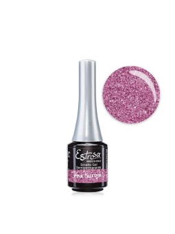 estrosa smalto semipermanente - Pink Glitter - 7ml