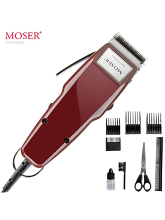 MOSER KIT 1400 TOSATRICE TAGLIACAPELLI PROFESSIONALE  + ACCESSORI