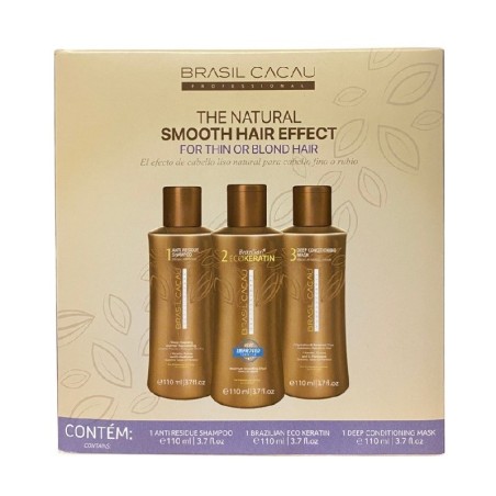 Brasil Cacau EcoKeratin Kit Shampoo + Treatment + Mask 110ml