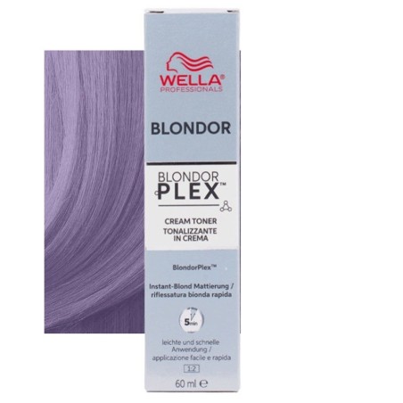 Wella Blondor Plex Cream Toner  Ultra Cool Booster /86